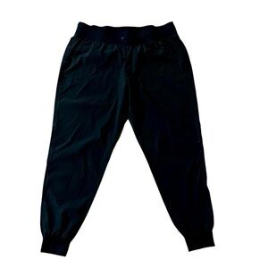 Black Athletic Works joggers dri-more tech drawstring waist women’s XL pants